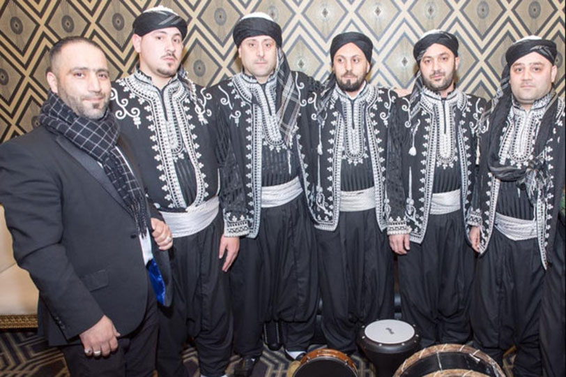 Zaffa group in costumes